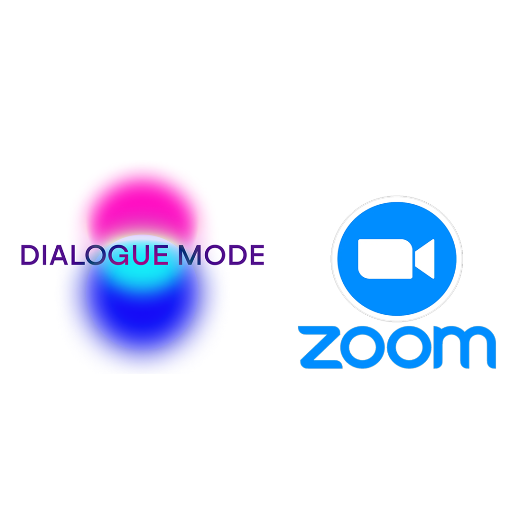 dialogue mode and zoom logo
